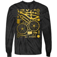 Mountain Bike Mtb Cycling Bicycle Parts Mountain Biker Tie-Dye Long Sleeve Shirt