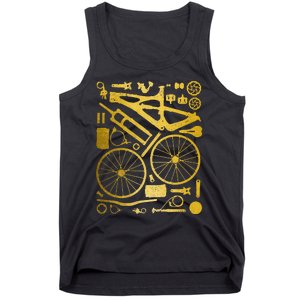 Mountain Bike Mtb Cycling Bicycle Parts Mountain Biker Tank Top