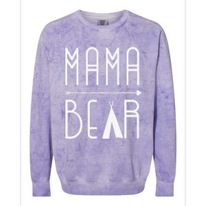 Mama Bear Mom Love Mother's Day Colorblast Crewneck Sweatshirt