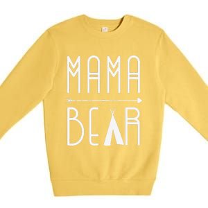 Mama Bear Mom Love Mother's Day Premium Crewneck Sweatshirt