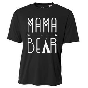 Mama Bear Mom Love Mother's Day Cooling Performance Crew T-Shirt