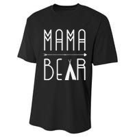 Mama Bear Mom Love Mother's Day Performance Sprint T-Shirt