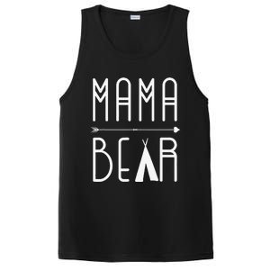 Mama Bear Mom Love Mother's Day PosiCharge Competitor Tank