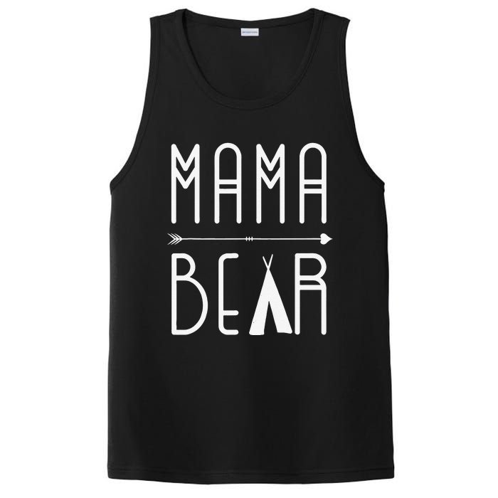 Mama Bear Mom Love Mother's Day PosiCharge Competitor Tank