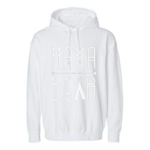 Mama Bear Mom Love Mother's Day Garment-Dyed Fleece Hoodie