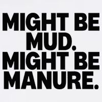 Might Be Mud Might Be Manure Funny Quote Mesh Reversible Basketball Jersey Tank