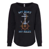 My Boat My Rules Womens California Wash Sweatshirt