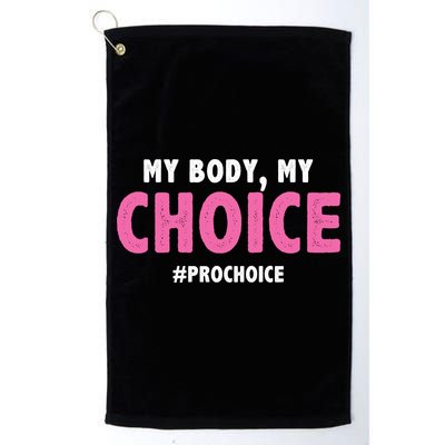 My Body My Choice Pro Choice Golf Towel
