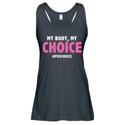 My Body My Choice Pro Choice Ladies Essential Flowy Tank