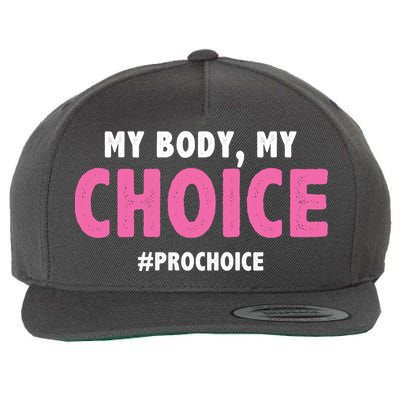 My Body My Choice Pro Choice Wool Snapback Cap