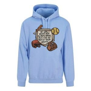 My Boy Might Not Always Swing But I Do So Watch Unisex Surf Hoodie