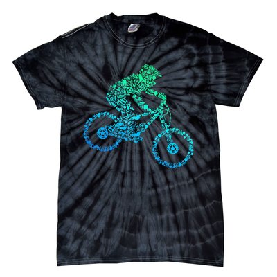 Mountain Bike MTB Downhill Biking Cycling Biker Tie-Dye T-Shirt