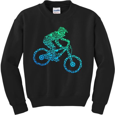 Mountain Bike MTB Downhill Biking Cycling Biker Kids Sweatshirt