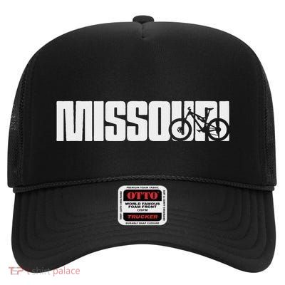 Mountain Bike Missouri Mo Mtb High Crown Mesh Back Trucker Hat