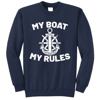 My Boat My Rules - Funny Captain Cruise Gift Sweatshirt