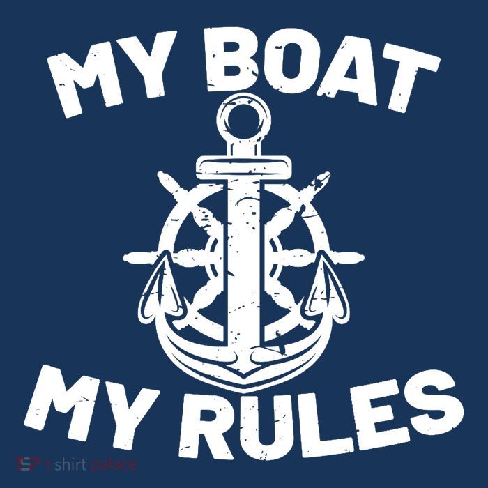 My Boat My Rules - Funny Captain Cruise Gift Baby Bodysuit