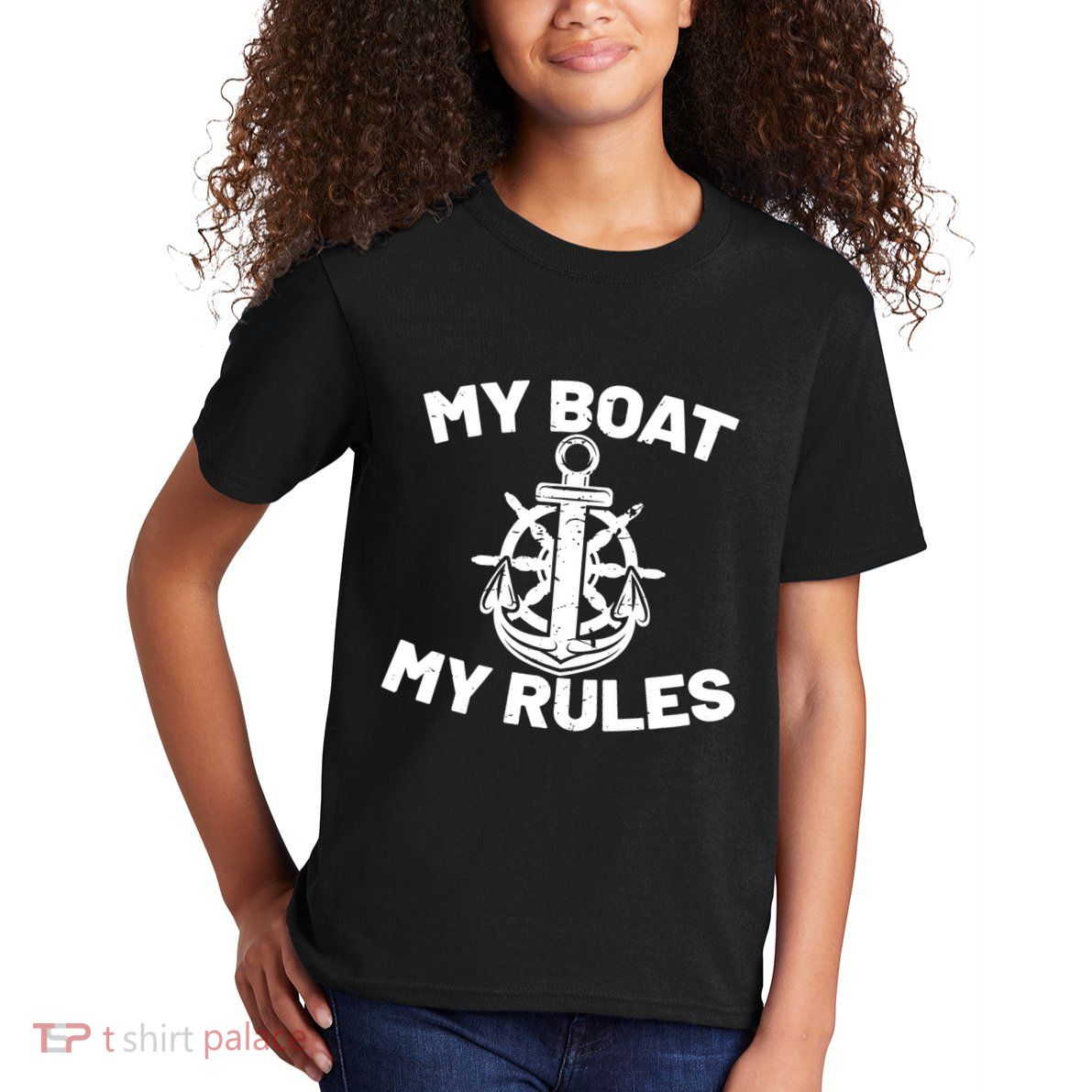 My Boat My Rules - Funny Captain Cruise Gift Kids T-Shirt