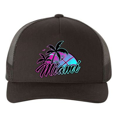 Miami Basketball Merch Gift Yupoong Adult 5-Panel Trucker Hat