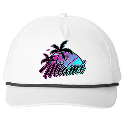 Miami Basketball Merch Gift Snapback Five-Panel Rope Hat