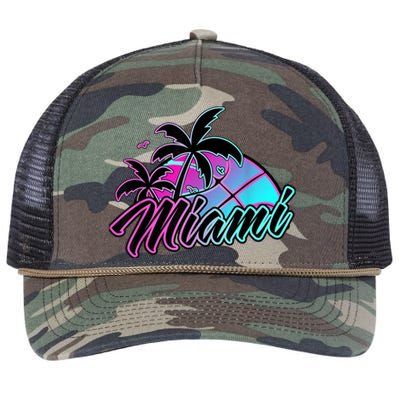 Miami Basketball Merch Gift Retro Rope Trucker Hat Cap