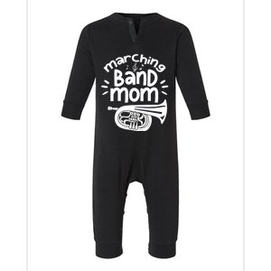 Marching Band Mom Baritone Horn Euphonium Player Gift Infant Fleece One Piece