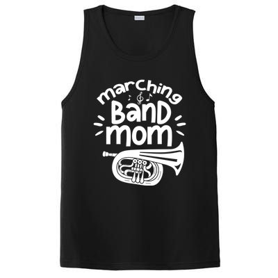 Marching Band Mom Baritone Horn Euphonium Player Gift PosiCharge Competitor Tank