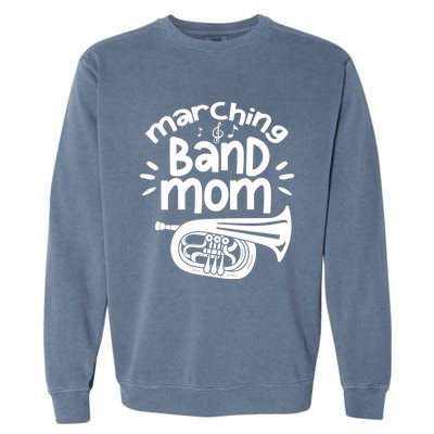 Marching Band Mom Baritone Horn Euphonium Player Gift Garment-Dyed Sweatshirt