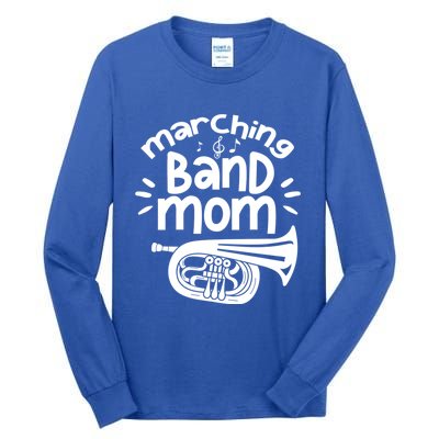 Marching Band Mom Baritone Horn Euphonium Player Gift Tall Long Sleeve T-Shirt