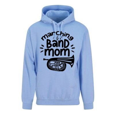 Marching Band Mom Baritone Horn Euphonium Player Gift Unisex Surf Hoodie