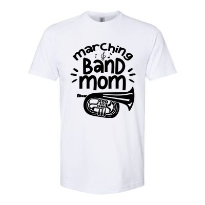 Marching Band Mom Baritone Horn Euphonium Player Gift Softstyle CVC T-Shirt