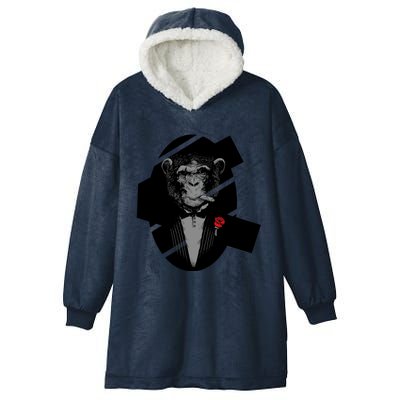 Monkey Business Hooded Wearable Blanket