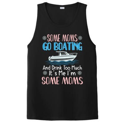 Moms Boating Mom Boat Captain Pontoon Sailor Cruising Meaningful Gift PosiCharge Competitor Tank