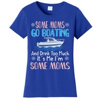 Moms Boating Mom Boat Captain Pontoon Sailor Cruising Meaningful Gift Women's T-Shirt