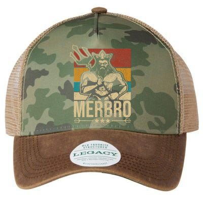 Merbro Brother Mermaid Bro Birthday Costume Tee Party Outfit Legacy Tie Dye Trucker Hat