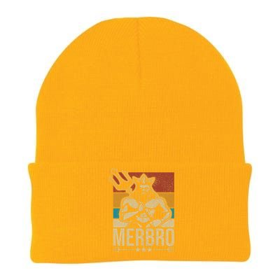 Merbro Brother Mermaid Bro Birthday Costume Tee Party Outfit Knit Cap Winter Beanie