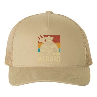 Merbro Brother Mermaid Bro Birthday Costume Tee Party Outfit Yupoong Adult 5-Panel Trucker Hat