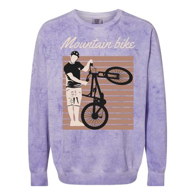 Mountain Bike Colorblast Crewneck Sweatshirt