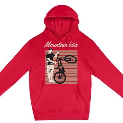 Mountain Bike Premium Pullover Hoodie