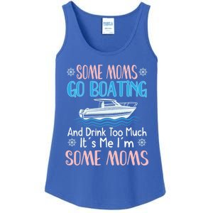 Moms Boating Mom Boat Captain Pontoon Sailor Cruising Meaningful Gift Ladies Essential Tank