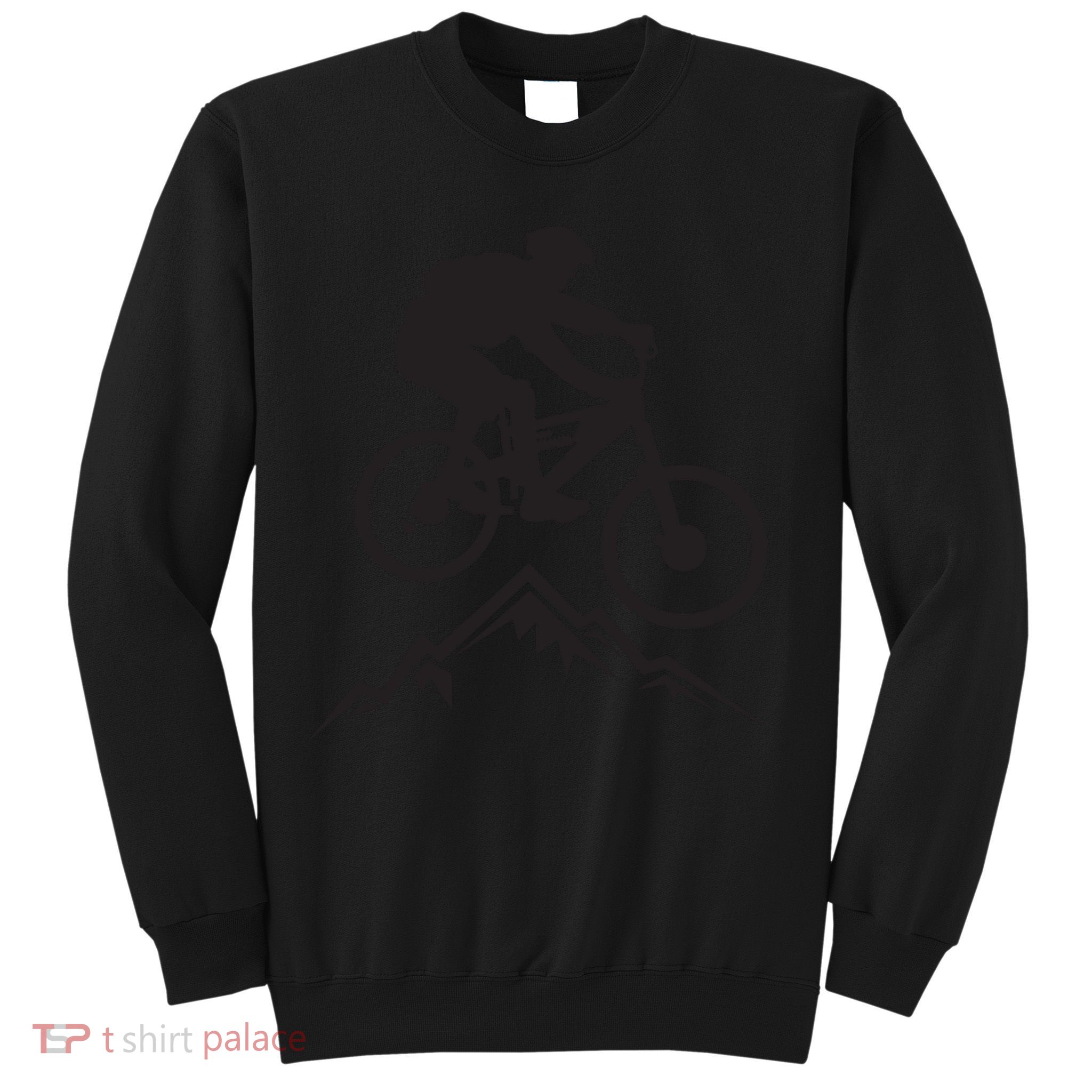 Mountain Biking Mountains Terrain MTB Biker Graphic Sweatshirt