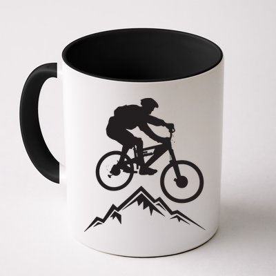 Mountain Biking Mountains Terrain MTB Biker Graphic Mug