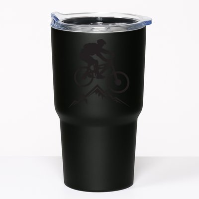 Mountain Biking Mountains Terrain MTB Biker Graphic Tumbler