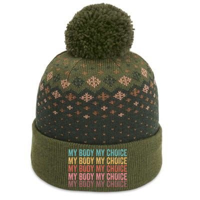 My Body My Choice Reproductive Rights The Baniff Cuffed Pom Beanie