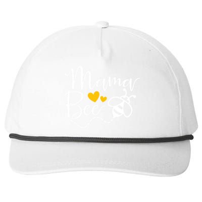 Mama Bee Mommy Bee Mother Bee Love Funny Cute Mothers Day Gift Snapback Five-Panel Rope Hat