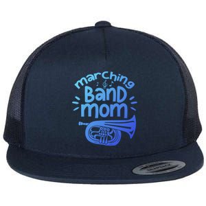 Marching Band Mom Baritone Horn Euphonium Player Gift Flat Bill Trucker Hat