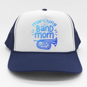 Marching Band Mom Baritone Horn Euphonium Player Gift Trucker Hat