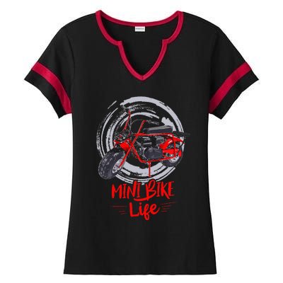 Mini Bike Mini Dirt Bike Mini Bikes For Adults Mini Bike Ladies Halftime Notch Neck Tee