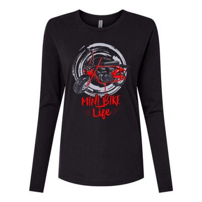 Mini Bike Mini Dirt Bike Mini Bikes For Adults Mini Bike Womens Cotton Relaxed Long Sleeve T-Shirt