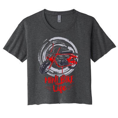 Mini Bike Mini Dirt Bike Mini Bikes For Adults Mini Bike Women's Crop Top Tee