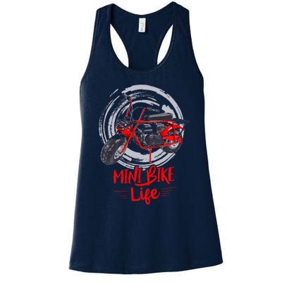 Mini Bike Mini Dirt Bike Mini Bikes For Adults Mini Bike Women's Racerback Tank